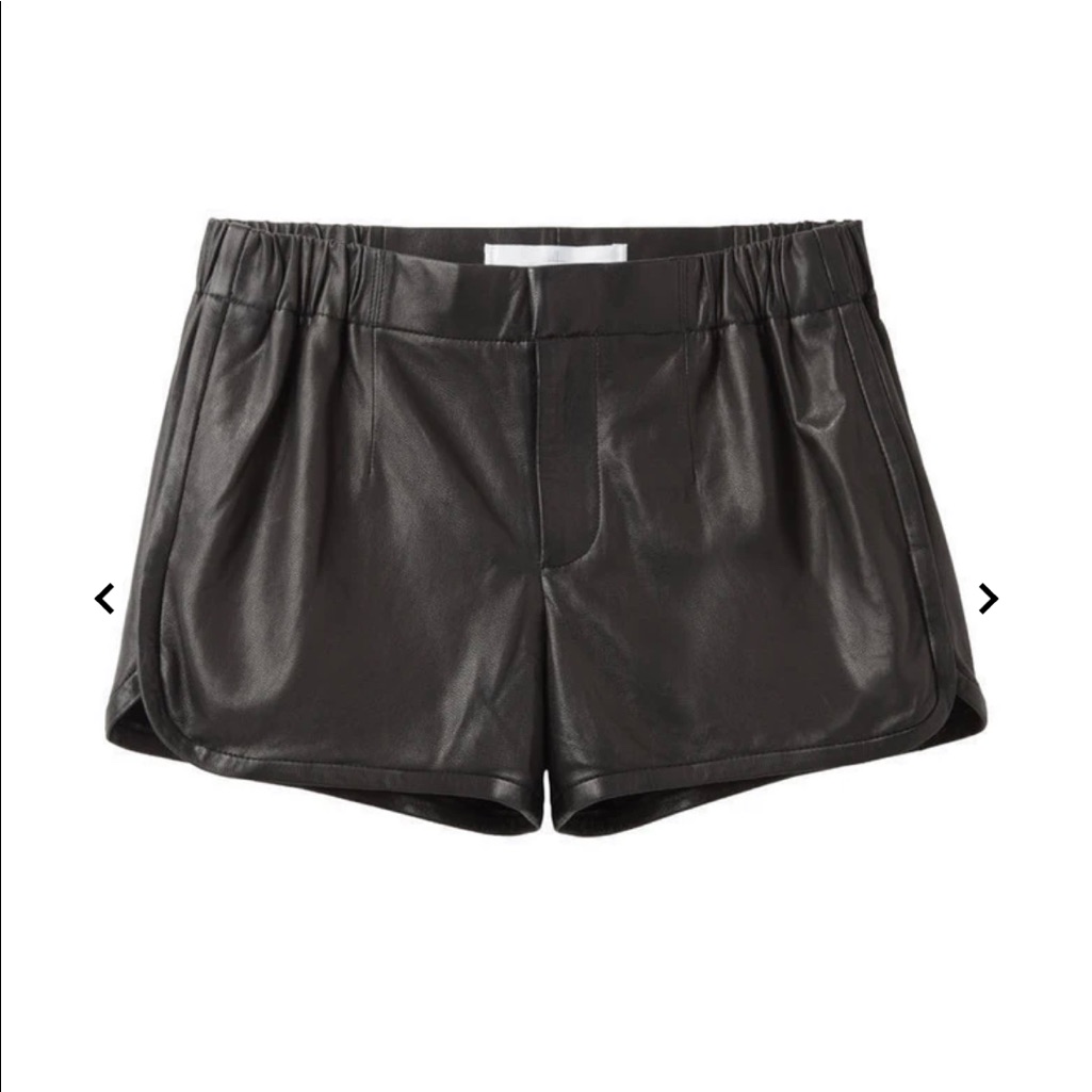 Thakoon Addition Makos Leather Shorts